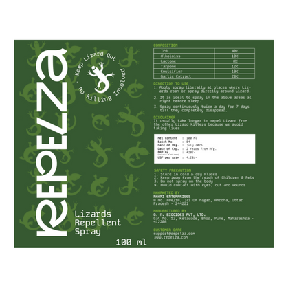 Lizard repellent